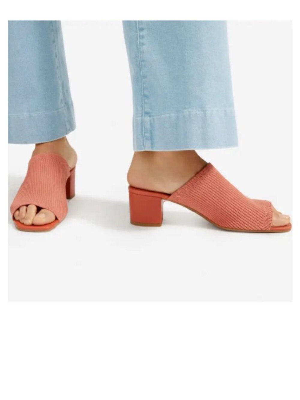 Everlane | The Glove Mule in ReKnit Coral 7.5
